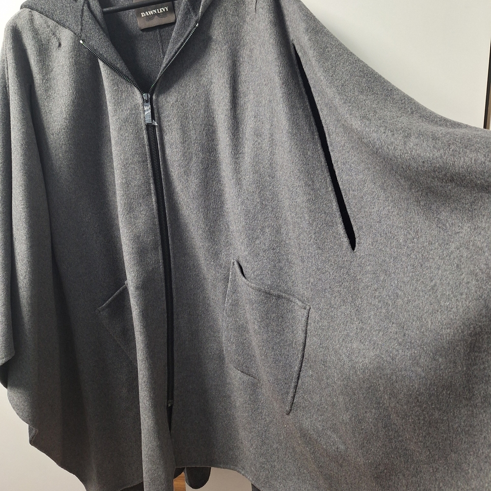 Dawn Levy Dark Gray Women's Cape
